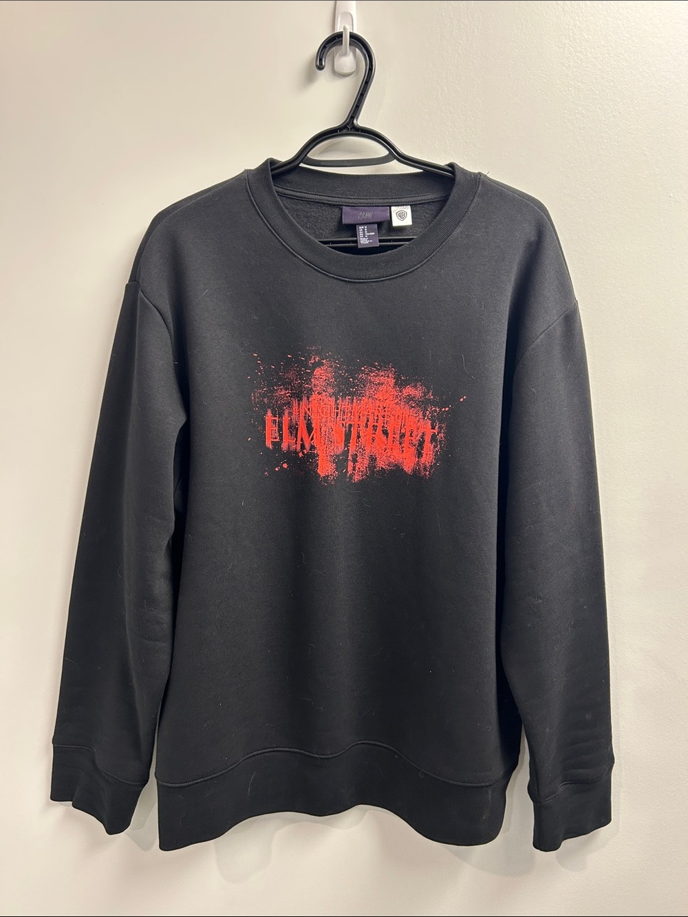H&M Nightmare On Elm Street Black Crewneck Sweatshirt